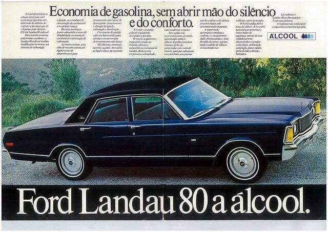Propaganda do Landau 1980 motivo a álcool