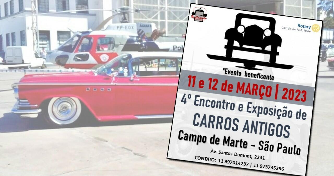 4º Encontro e Exposição de Carros Antigos Campo de Marte, SP - Maxicar