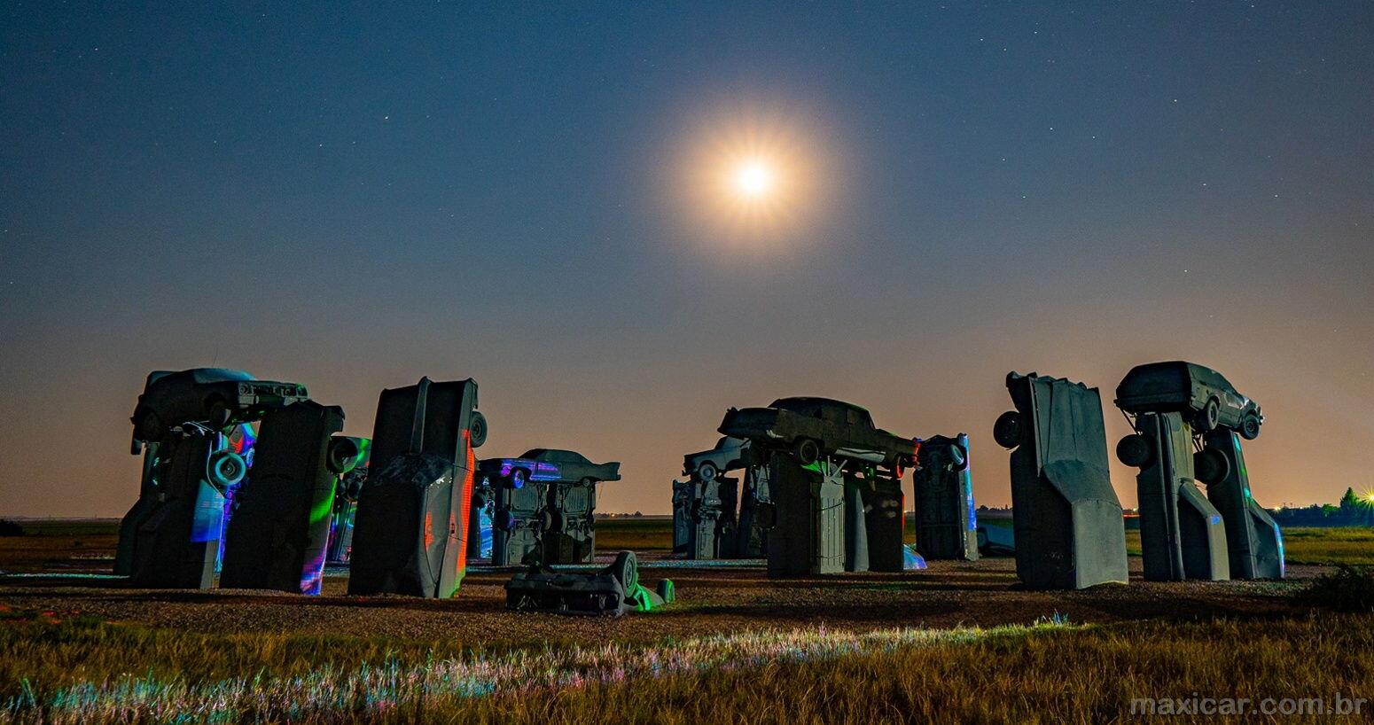 Carhenge, o monumento de carros inspirado em Stonehenge