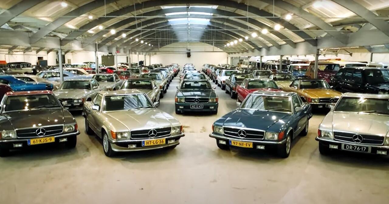 Essa é provavelmente a maior coleção de Mercedes-Benz SL/SLC do mundo