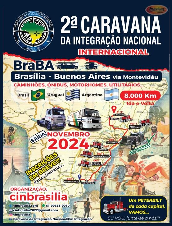 2ª Caravana da Integração Nacional / Internacional - Brasil - Uruguai - Argentina