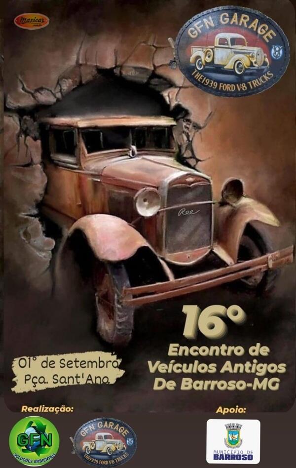 16° Encontro de Veículos Antigos de Barroso -MG • 1/9/2024