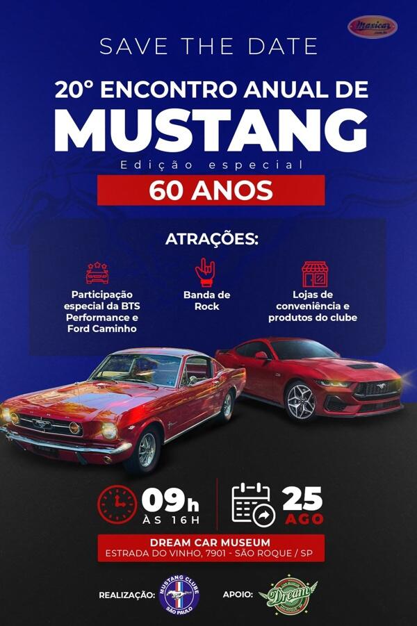 20º Encontro Anual de Mustang – São Roque, SP • 25/8/2024
