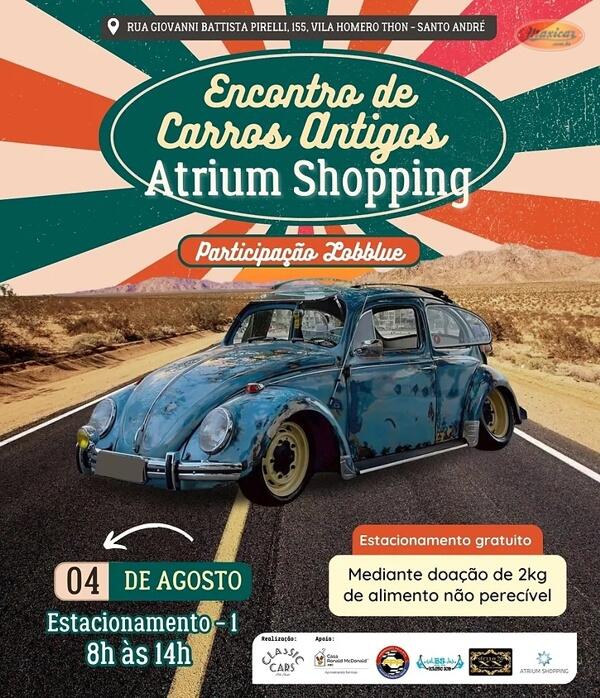 Encontro de Carros Antigos Atrium Shopping