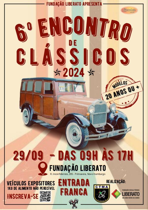 6º Encontro de Clássicos da Fundação Liberato – Novo Hamburgo, RS • 29/9/2024