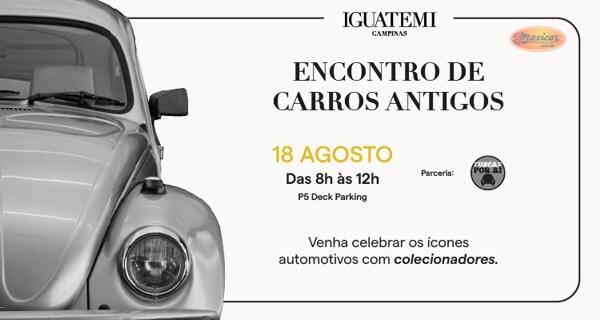 Encontro de Carros Antigos no Shopping Iguatemi Campinas