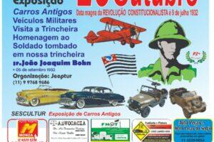 Exposição de Carros Antigos e Veículos Militares