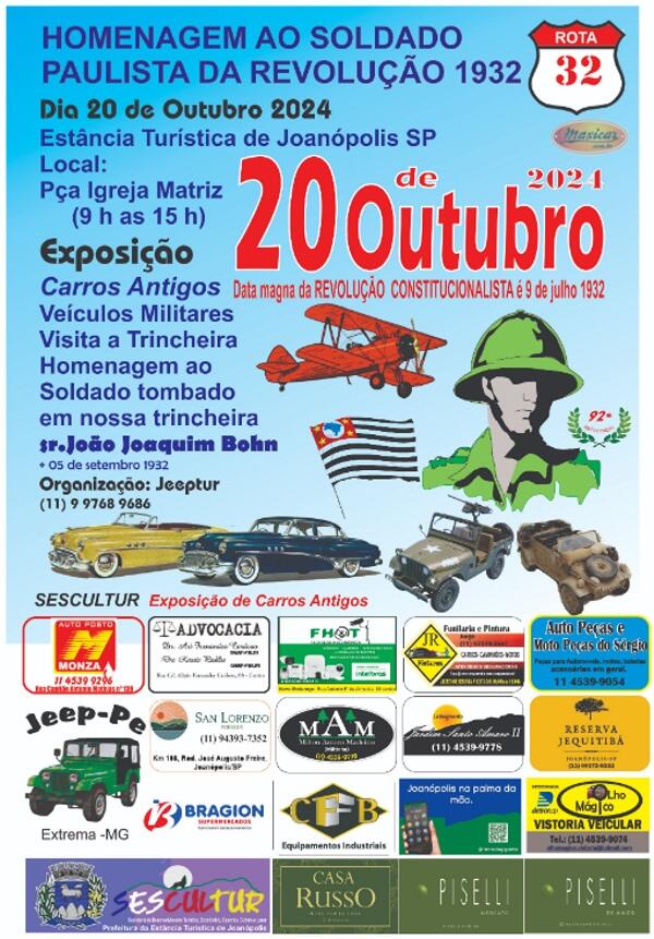 Exposição de Carros Antigos e Veículos Militares