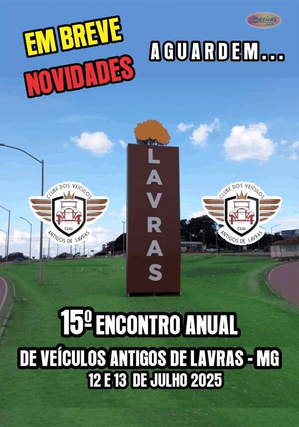 15º Encontro anual de Veículos Antigos de Lavras