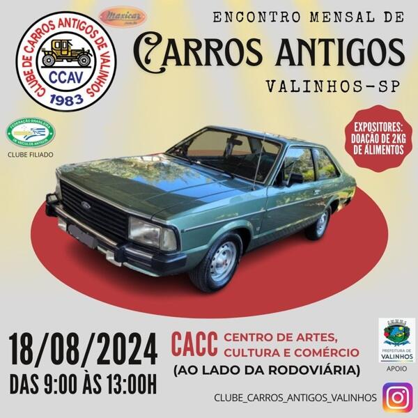 Encontro Mensal de Carros Antigos em Valinhos