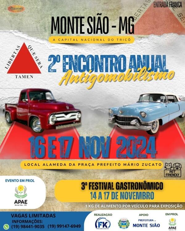 2º Encontro Anual de Antigomobilismo em Monte Sião