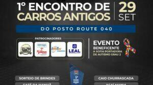 1º Encontro de Carros Antigos do Posto Route 040