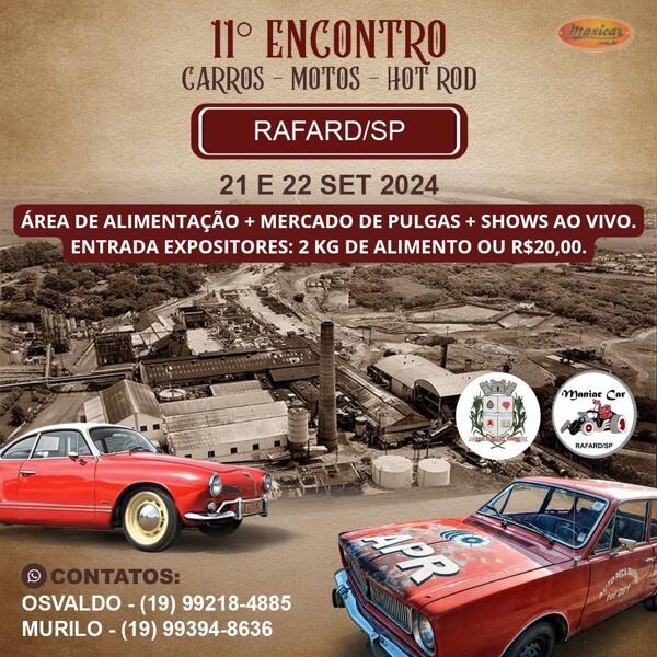 11º Encontro de Carros, Motos e Hot Rod