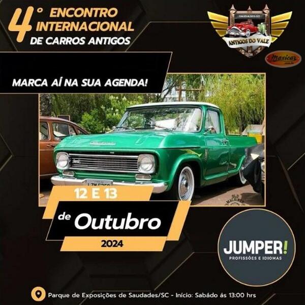 4º Encontro Internacional de Carros Antigos em Saudade