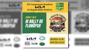 III Rally de Flonópsh prova estreia no Campeonato Brasileiro "KIA" de Rally de Regularidade Histórica