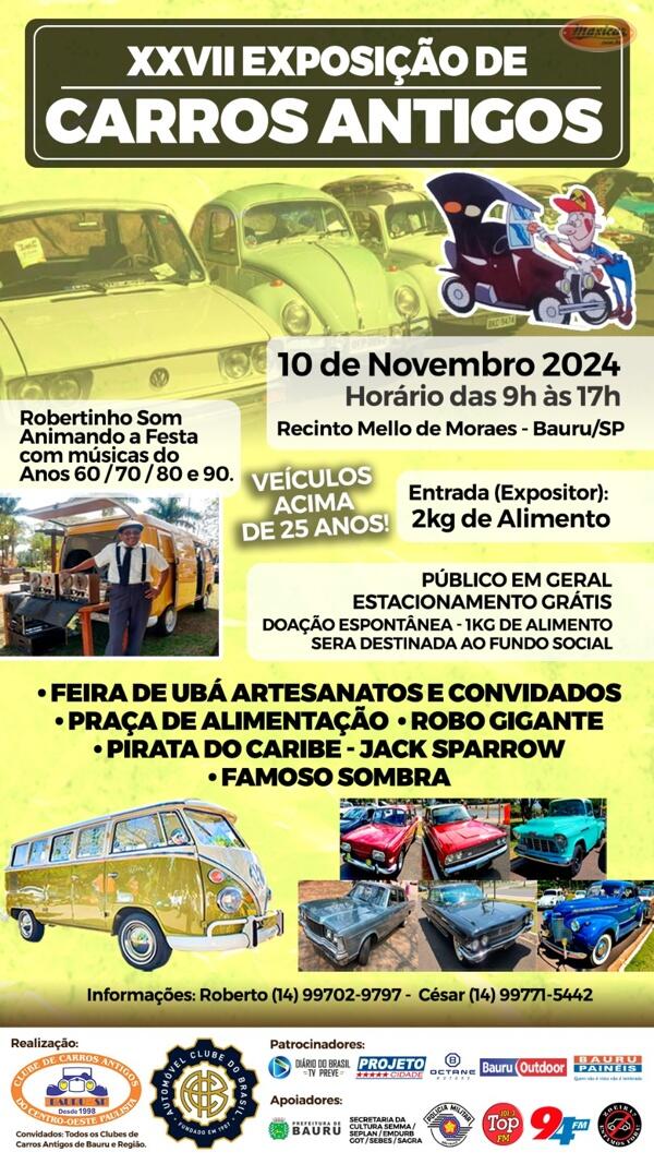 XXVII Exposição de Carros Antigos em Bauru