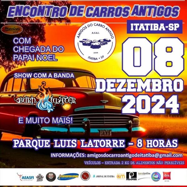 Encontro de Carros Antigos em Itatiba