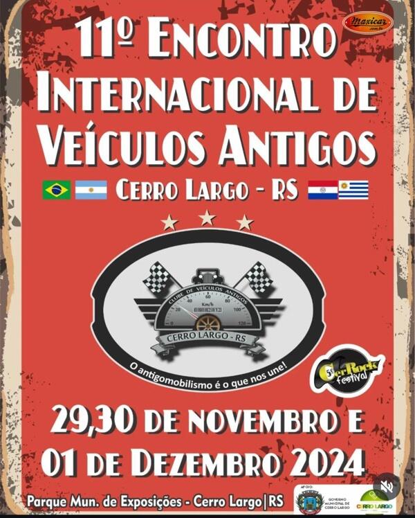 11° Encontro Internacional de Veículos Antigos Cerro  Largo