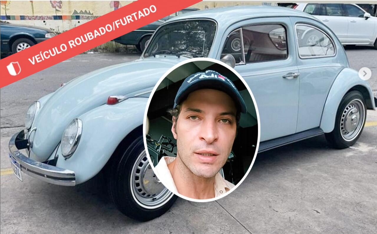 Fusca 1972 do ator Leandro Lima é furtado em São Paulo