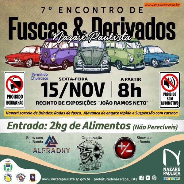 7º Encontro de Fuscas e Derivados de Nazaré Paulista