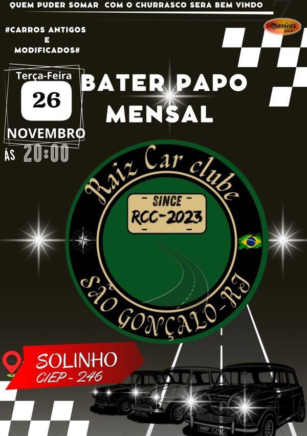 Bate Papo Mensal do Raiz Car Clube