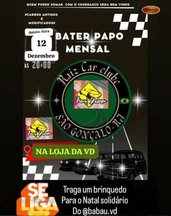 Bate Papo Mensal do Raiz Car Clube