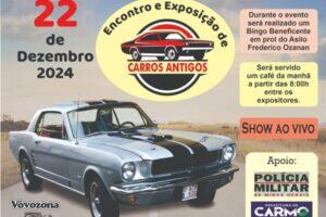 Encontro e Exposição de Carros Antigos em Carmo do Rio Claro