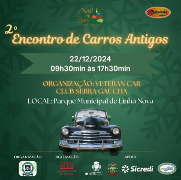 2º Encontro de Carros Antigos de Linha Nova