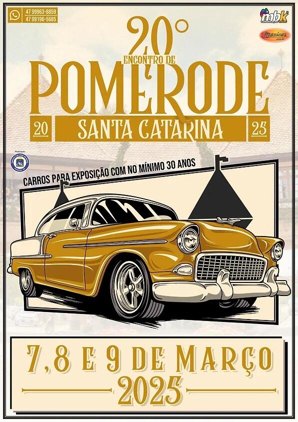 20º Encontro de Veículos Antigos de Pomerode