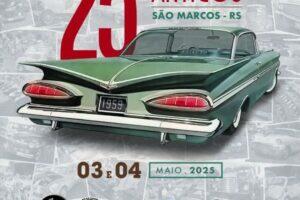 25º Encontro de Carros Antigos de São Marcos, RS