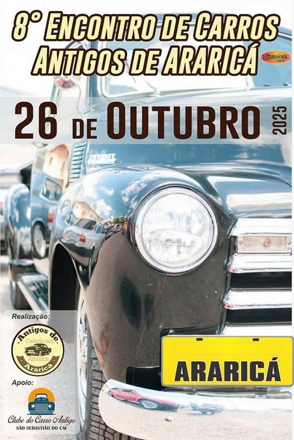 8º Encontro de Carros Antigos de Araricá