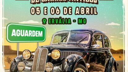 6º Encontro de Carros Antigos em Ervália