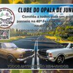 Clube do Opala de Jundiaí convida para o Passeio e Encontro de Carros Antigos na 40ª Festa da Uva