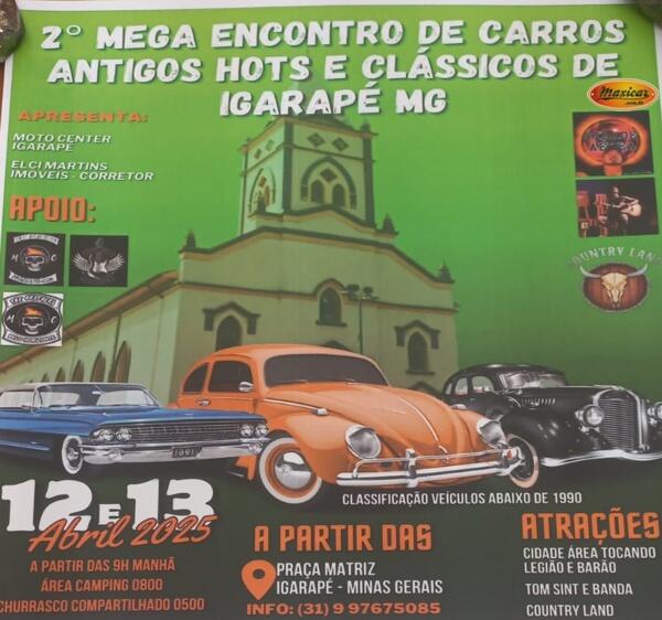 2º Mega Encontro de Carros Antigos Hots e Clássicos de Igarapé