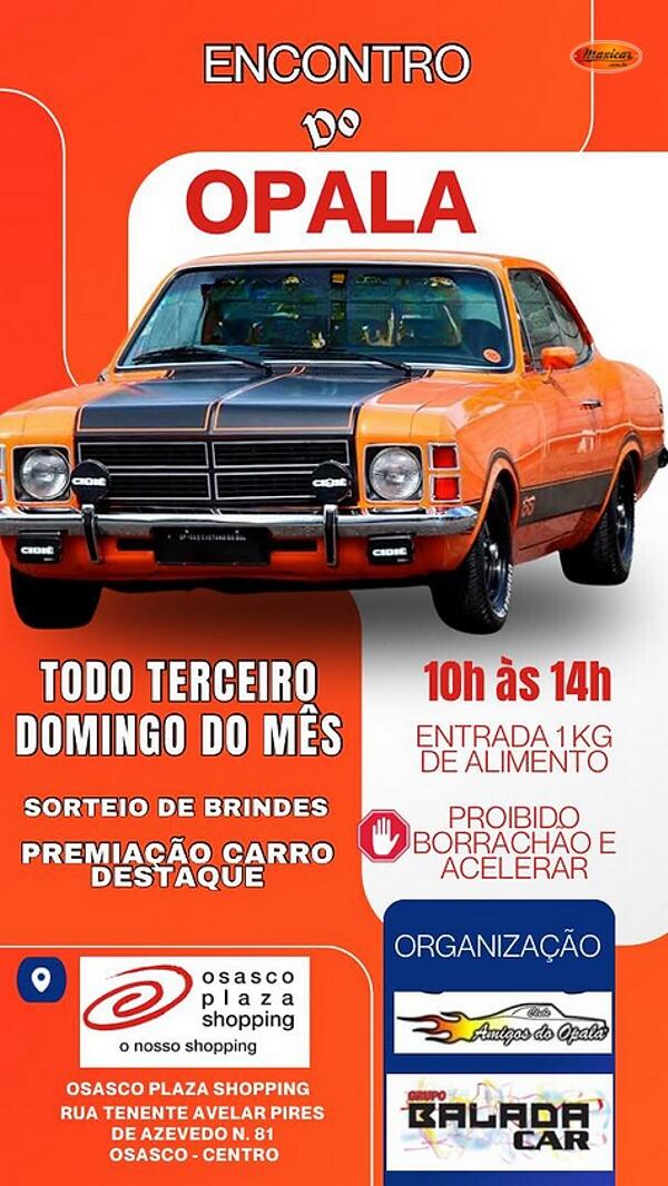 Encontro do Opala no Osasco Plaza Shopping