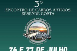 3º Encontro de Carros Antigos de Resende Costa