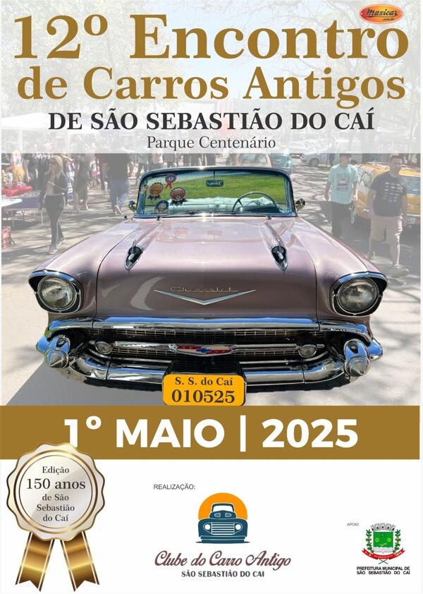 12º Encontro de Carros Antigos de São Sebastião do Caí