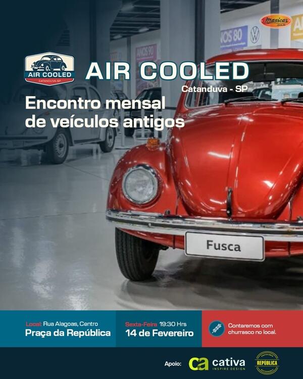 Encontro Mensal de Veículos Antigos Air Cooled