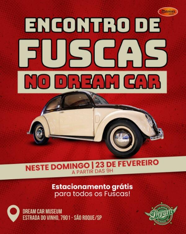 Encontro de Fuscas no Dream Car