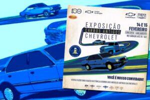 Exposição de Carros Antigos da Chevrolet celebra os 100 anos da marca