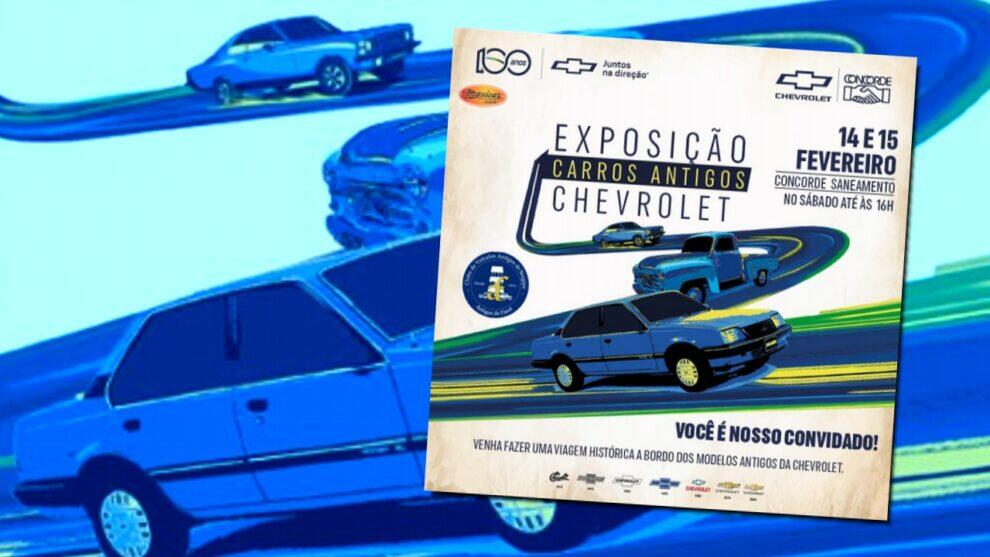 Exposição de Carros Antigos da Chevrolet celebra os 100 anos da marca