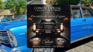 Encontro de clássicos celebrará os 58 anos do Ford Galaxie no domingo 16 de fevereiro