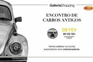 Encontro de Carros Antigos no Galleria Shopping Campinas