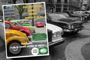 Exposição levará mais de 50 exemplares de carros antigos ao Centro Histórico de Santos