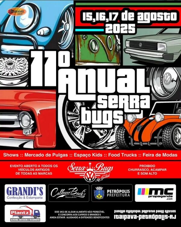 11º Anual Serra Bugs Air Cooled em Petrópolis