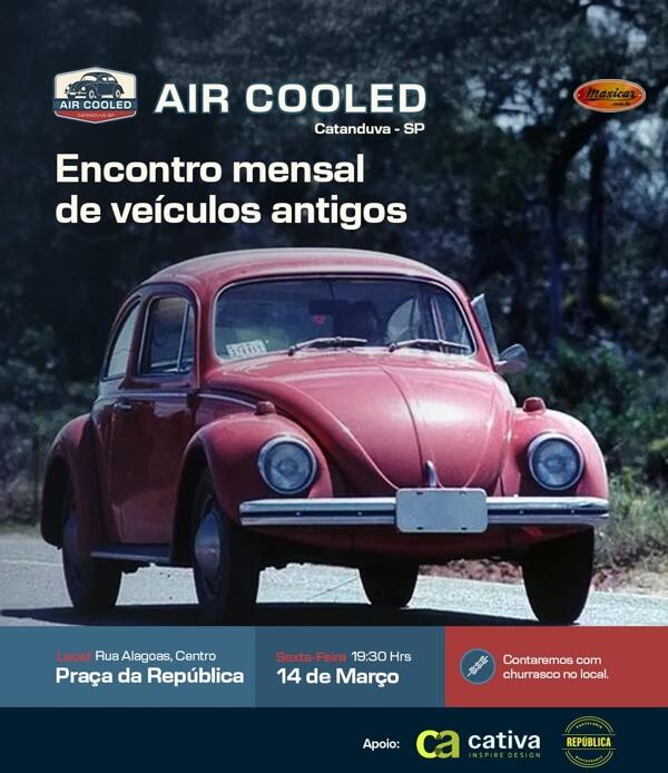 Encontro Mensal de Veículos Antigos Air Cooled