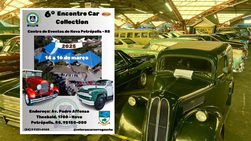 6º Encontro Car Collection acontece neste fim de semana em Nova Petrópolis