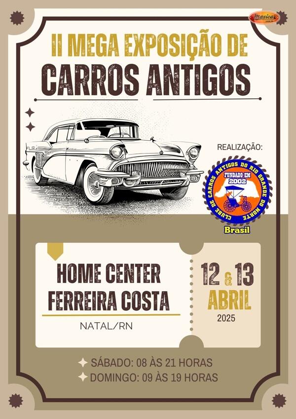 II Mega Exposição de Carros Antigos